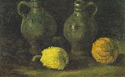 Vincent Van Gogh Still life with two jugs and pumpkins oil painting picture wholesale